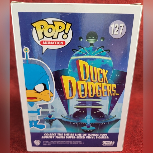 Duck Dodgers funko # 127 (nib) With pop protector - Picture 7 of 7